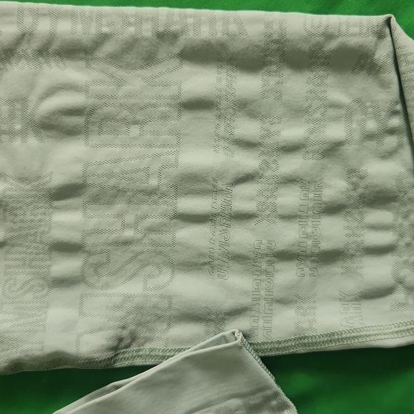 Gymshark Ladies XXL Leggings Green w/Blk Waist - Picture 3 of 9